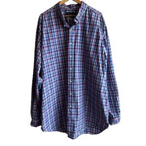Ralph Lauren TALL Plaid Button Down Shirt 3XLT